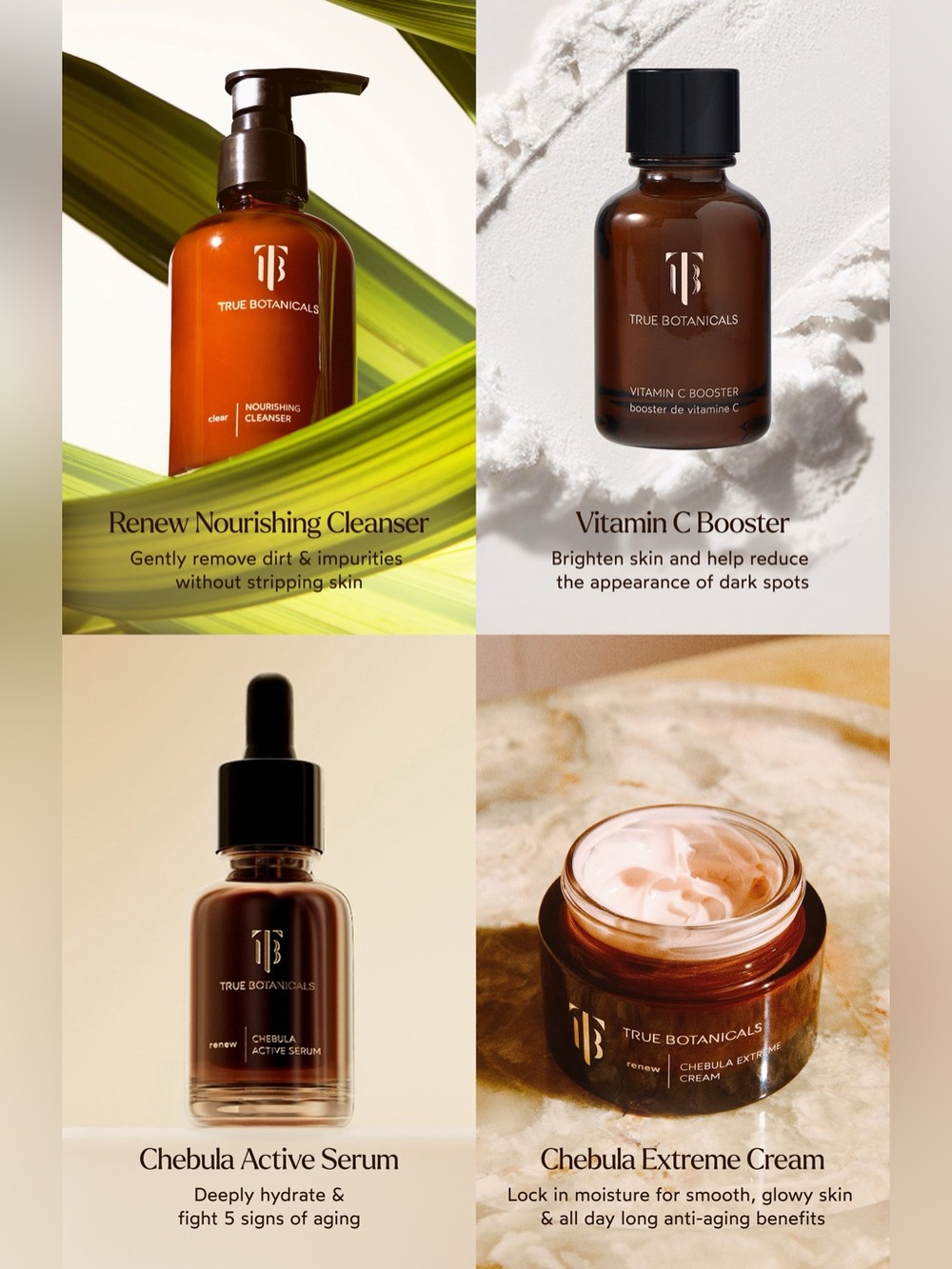 True Botanicals Power of Chebula Gift Set • Anti-Aging Skincare • Deluxe Serum - Picture 3 of 7